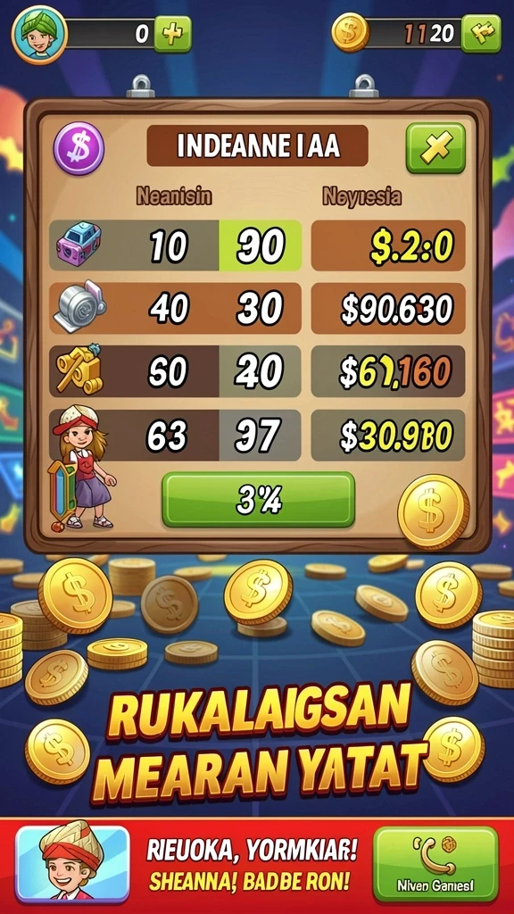 365zk - Tampilan awal game yang menarik dan intuitif.
