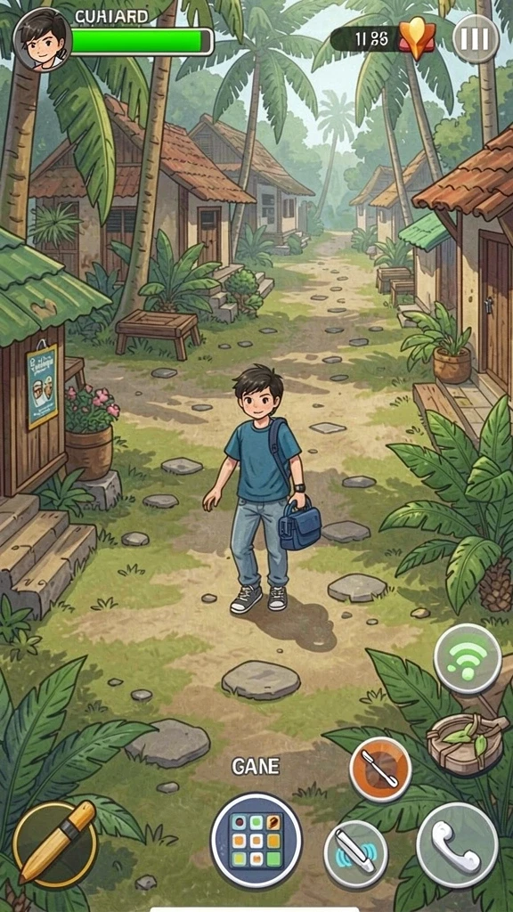 ratudewi - Screenshot menampilkan karakter utama dalam aksi.