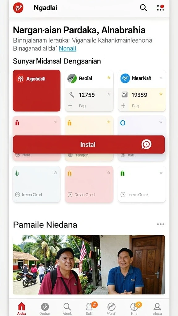 samurai555 - Screenshot menunjukkan karakter utama dalam pertempuran epik.