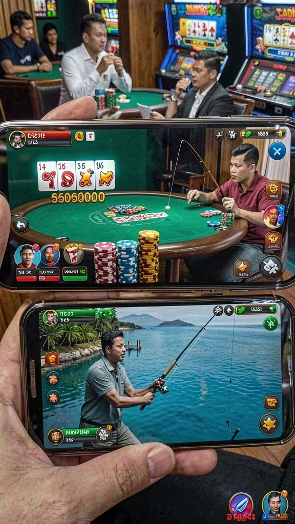 samurai555 - Screenshot memperlihatkan komunitas pemain saat mengikuti event khusus.