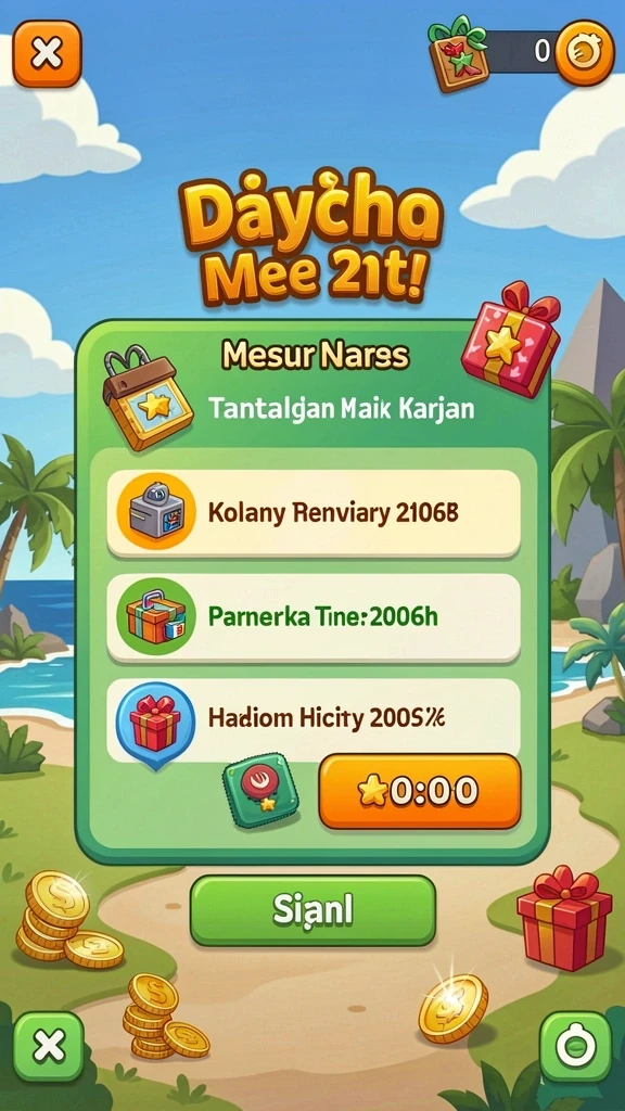 vv62 - Tangkapan layar memperlihatkan item upgrade yang baru.
